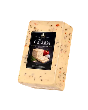 Ser Gouda z papryką, szczypiorkiem i czosnkiem