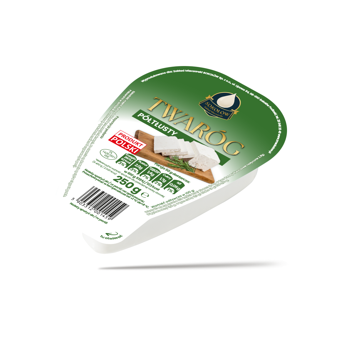 Twaróg Półtłusty